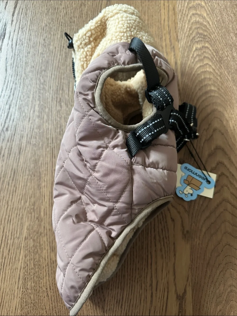 NWT. Queenmore Dog Coat for Small Dogs with Harness Dachshund Coat Dog Jacket